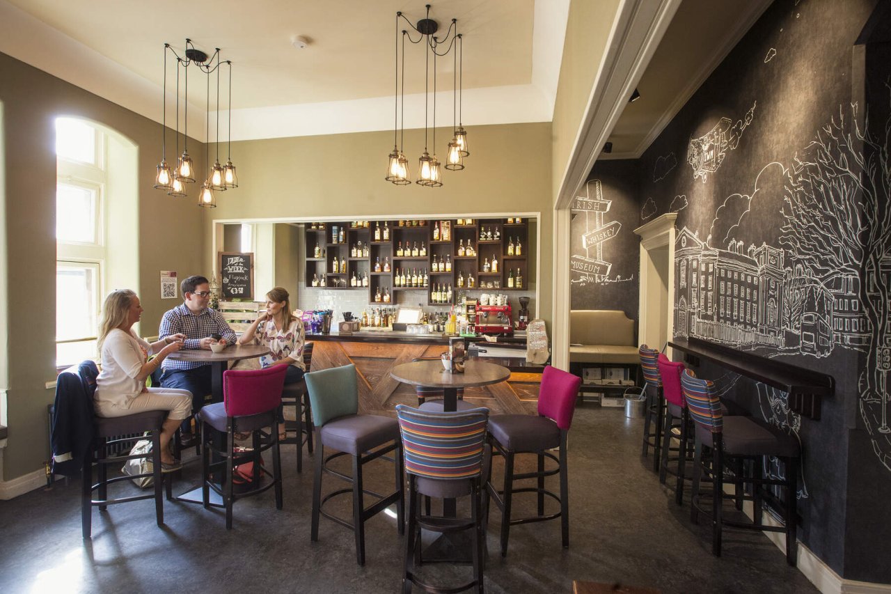 Tasting whiskey Irish Whiskey Museum